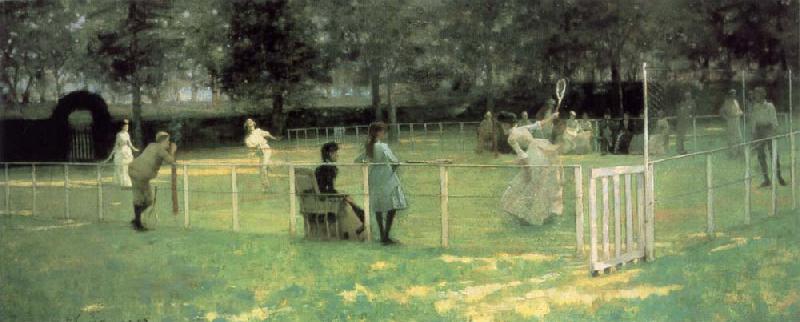 John Lavery THe Tennis Party oil painting picture